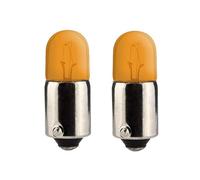 cyclingcolors 2x bombillas BA9S 4W 24V naranja lampara coche moto ciclomotore camión furgoneta tractor