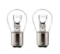 cyclingcolors 2x bombillas BAZ15D 21/4W 24V lampara coche moto ciclomotore camión furgoneta tractor