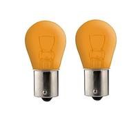 cyclingcolors 2x bombillas P21W 24V BA15S naranja lampara coche moto ciclomotore camión furgoneta tractor