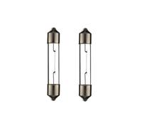 cyclingcolors 2x bombillas SV5.5 3W 6X31 12V lampara coche moto ciclomotore camión furgoneta tractor