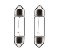 cyclingcolors 2x bombillas SV5.5 3W 6X31 24V lampara coche moto ciclomotore camión furgoneta tractor