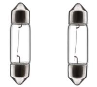 cyclingcolors 2x bombillas SV7 3W 24V 8X31 lampara coche moto ciclomotore camión furgoneta tractor