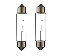 cyclingcolors 2x bombillas SV8.5 10W 11X44 24V lampara coche moto ciclomotore camión furgoneta tractor