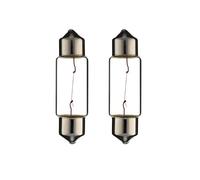 cyclingcolors 2x bombillas SV8.5 C5W 10X36 12V lampara coche moto ciclomotore camión furgoneta tractor