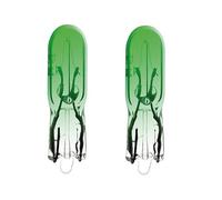 cyclingcolors 2x bombillas T5 1.2 W 24V verde lampara coche moto ciclomotore camión furgoneta tractor