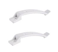 cyclingcolors 2x Brida gris de 120 mm, pasacables de plástico para muebles de oficina