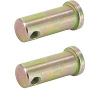cyclingcolors 2x Bulon pasador de enganche remolque tractor clavija coche pin bloqueo eje perno acero bola, 14mm x 38mm
