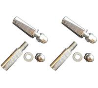 cyclingcolors 2x chaveta para biela acero 9mm x 40mm bici bicicleta moto ciclomotor (Paquete de 2)