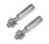 cyclingcolors 2X chaveta para biela Bici Bicicleta Moto ciclomotor Acero Tuerca Tornillo (9.5mm x 44mm)