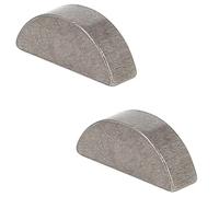 cyclingcolors 2x chavetas llave de media luna universal para tractores, cortacéspedes, motocultores y maquinaria de jardinería., 15,8x2,38x6,3mm