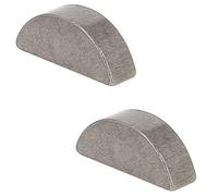 cyclingcolors 2x chavetas llave de media luna universal para tractores, cortacéspedes, motocultores y maquinaria de jardinería., 19,05x4,76x7,6mm