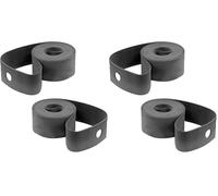 cyclingcolors 2X Cinta de Llanta Bicicleta Protector Tubo Interior 18mm Revestimiento de Neumático Goma, diámetro 28" (700) (Paquete de 2)