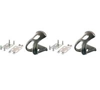 cyclingcolors 2X Clip para la Puntera de la Bicicleta, Pedal Universal de plástico Negro para Zapatos