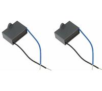 cyclingcolors 2x Condensador de Arranque motor CBB61 5uF 450V 2 cables 100mm cortacésped compresor