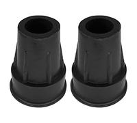 cyclingcolors 2x contera de goma para bastones muletas Antideslizantes tacos negro 18mm protectores tapas patas silla pies Virolas