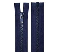 cyclingcolors 2x Cremallera n°5 30 cm Tirador de Poliéster para Malla Corredera Ropa Costura Mercería Chaqueta, Azul Oscuro