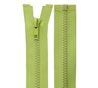 cyclingcolors 2x Cremallera n°5 30 cm Tirador de Poliéster para Malla Corredera Ropa Costura Mercería Chaqueta, Verde Claro