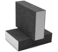 cyclingcolors 2X Esponja de Lijado 4 Caras Garaje Taller Bricolaje Impresora 3D lijar pulir Madera Pintura Acero óxido abrasión, Grano 100+150