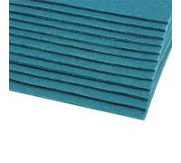cyclingcolors 2x Fieltro para manualidades costura scrapbooking arte decoración decoupage A4 20x30cm grosor 2-3mm poliéster 416 g/m² - azul turquesa