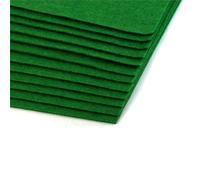 cyclingcolors 2x Fieltro para manualidades costura scrapbooking arte decoración decoupage A4 20x30cm grosor 1,5-2 mm poliéster 300 g/m² - verde