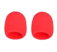 cyclingcolors 2X Filtro antipop Compatible con Blue Yeti microfono Micro Espuma antiviento, Rojo
