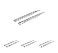 cyclingcolors 2x guías cajones 350mm correderas con rodamiento de bolas muebles (Paquete de 4)