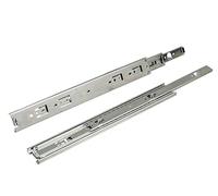 cyclingcolors 2x guías corredera de cajón con rodamiento de bolas extensión completa soporte montaje para corredera muebles riel cocina, longitud 500mm, 40kg