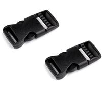 cyclingcolors 2x hebillas de plastico cinturon bolsos, 15mm
