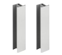 cyclingcolors 2x junction connector rodapié 100mm color plateado cocina unión perfil angular zócalo muebles bordes Conexión esquina