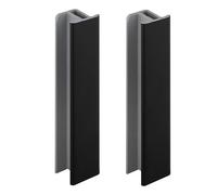cyclingcolors 2x junction connector rodapié 120mm negro mate cocina unión perfil angular zócalo muebles bordes Conexión esquina