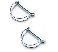 cyclingcolors 2x Pasador de Seguridad diámetro 10 mm x longitud 45 mm motolicuadora tractor remolque clip Elastico Pasadores