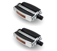 cyclingcolors 2X Pedal de Bicicleta Vintage M14 x 125 Moto ciclomotore Compatible con Solex 3800 MBK 51 Peugeot 103