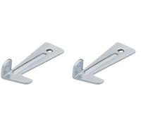 cyclingcolors 2x Perno de gancho, 52 mm, para marco de extensión, mesas, marco de soporte, herraje para muebles, puerta muebles, cerradura
