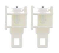 cyclingcolors 2x Polea de retorno opuesta para varilla 24 x 16 mm en poliamida marfil Accesorio Colgador Persiana Ventana salediza Apertura Cierre