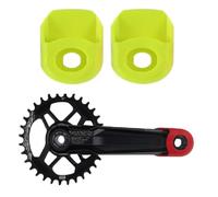 cyclingcolors 2X Protector de biela de Bicicleta de montaña, Cubierta, Tapa, Amarillo