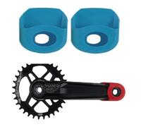 cyclingcolors 2X Protector de biela de Bicicleta de montaña, Cubierta, Tapa, Azul