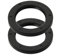 cyclingcolors 2x Retén aceite juntas tóricas dimensión pulgadas caucho goma de nitrilo NBR componente mecánico giratorio eje con resorte, 1 1/8x2 1/4x3/8" CB (28,6x57,15x9,52mm CB)
