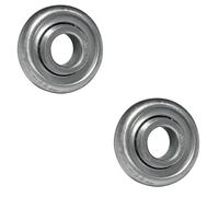 cyclingcolors 2x Rodamiento de persiana enrollable con cojinete de bolas para ventana de casa, 28x10 mm con hombro
