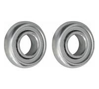 cyclingcolors 2x Rodamientos para persianas enrollables con rodamientos de bolas para ventanas de 28 x 12 mm sin hombro