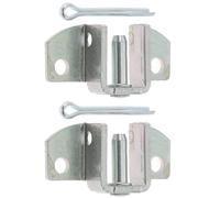 cyclingcolors 2x Soporte de eje de persiana enrollable de husillo para eje de 16 mm de diámetro macho con pasador anti-levantamiento Accesorio Almohadilla final de fijación de ventana ciega