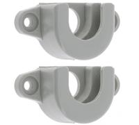 cyclingcolors 2x Soporte de eje de persiana para rodamiento Ø 28mm exterior PVC gris Accesorio Fijación de ventana ciega Almohadilla final