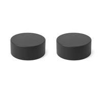 cyclingcolors 2x Tapón Tapa de extremo Cierre Apertura Eje Paso Sellado Soporte Cojinete Caucho de nitrilo NBR Acero, 50x10mm