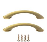 cyclingcolors 2x Tiradores para muebles manija 96 mm con tornillos plástico para puertas de armarios cocina cajones aparadores, pino