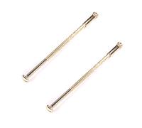 cyclingcolors 2x tornillos de encuadernación dorado M4 x 60-95mm latón unión con casquillo conexión de muebles Plan de trabajo madera