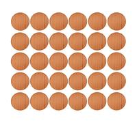 cyclingcolors 30x Pegatinas tapa tornillos 20 mm capuchón cubierta embellecedores tapones tapón tapas plastico, Pino oscuro