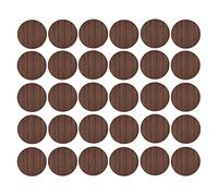 cyclingcolors 30x Pegatinas Tapa Tornillos 20 mm capuchón Cubierta embellecedores Tapones tapón Tapas plastico, Marrón Roble con Relieve