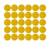 cyclingcolors 30x Pegatinas tapa tornillos 20 mm capuchón cubierta embellecedores tapones tapón tapas plastico, Amarillo