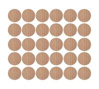 cyclingcolors 30x Pegatinas tapa tornillos 20 mm capuchón cubierta embellecedores tapones tapón tapas plastico, Roble claro