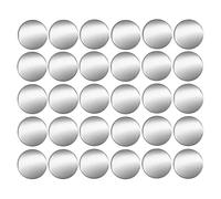 cyclingcolors 30x Pegatinas tapa tornillos 20 mm capuchón cubierta embellecedores tapones tapón tapas plastico, Gris aluminio brillante