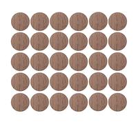 cyclingcolors 30x Pegatinas tapa tornillos 20 mm capuchón cubierta embellecedores tapones tapón tapas plastico, Marrón roble oscuro